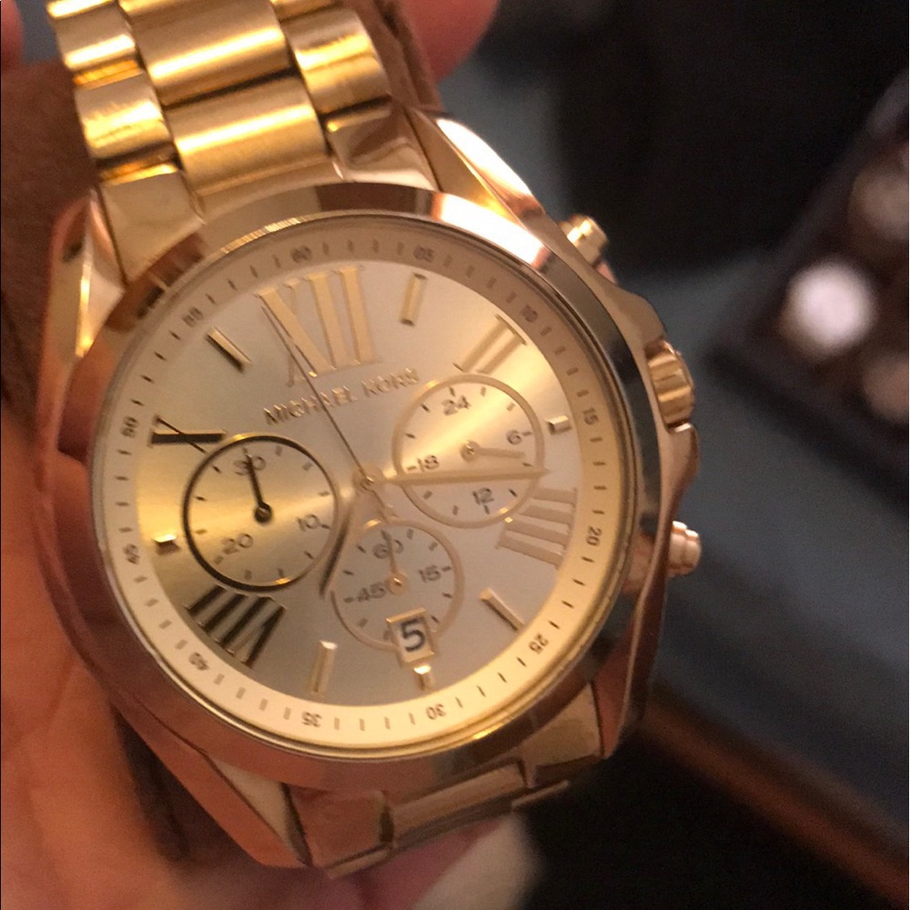 Gold Michael Kors watch